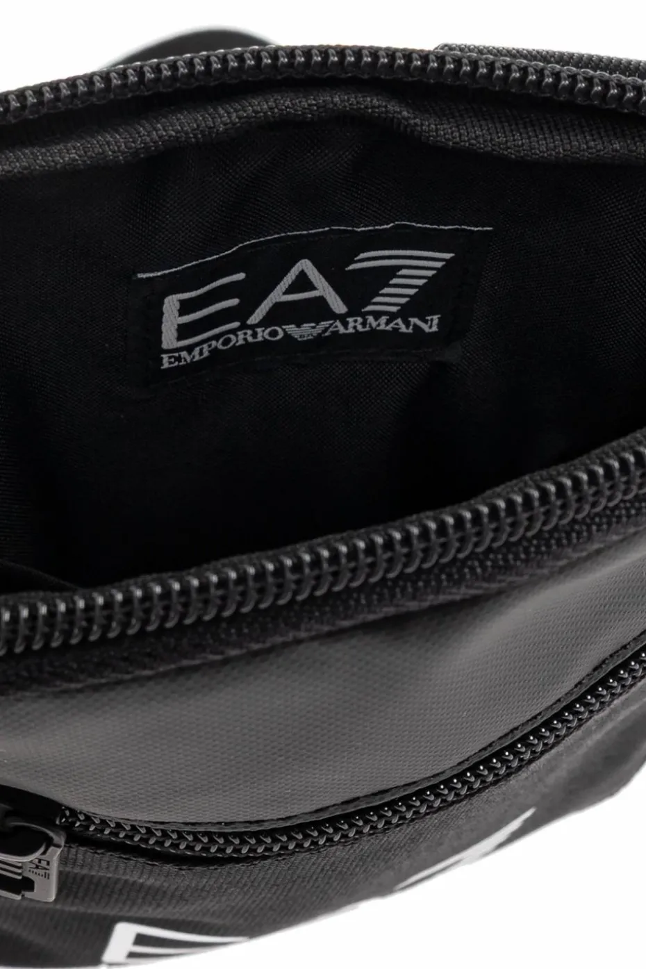 EA7 Emporio Armani CZARNY Torba na ramię z logo