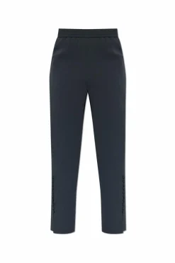 Emporio Armani SZARY Spodnie o luźnym kroju