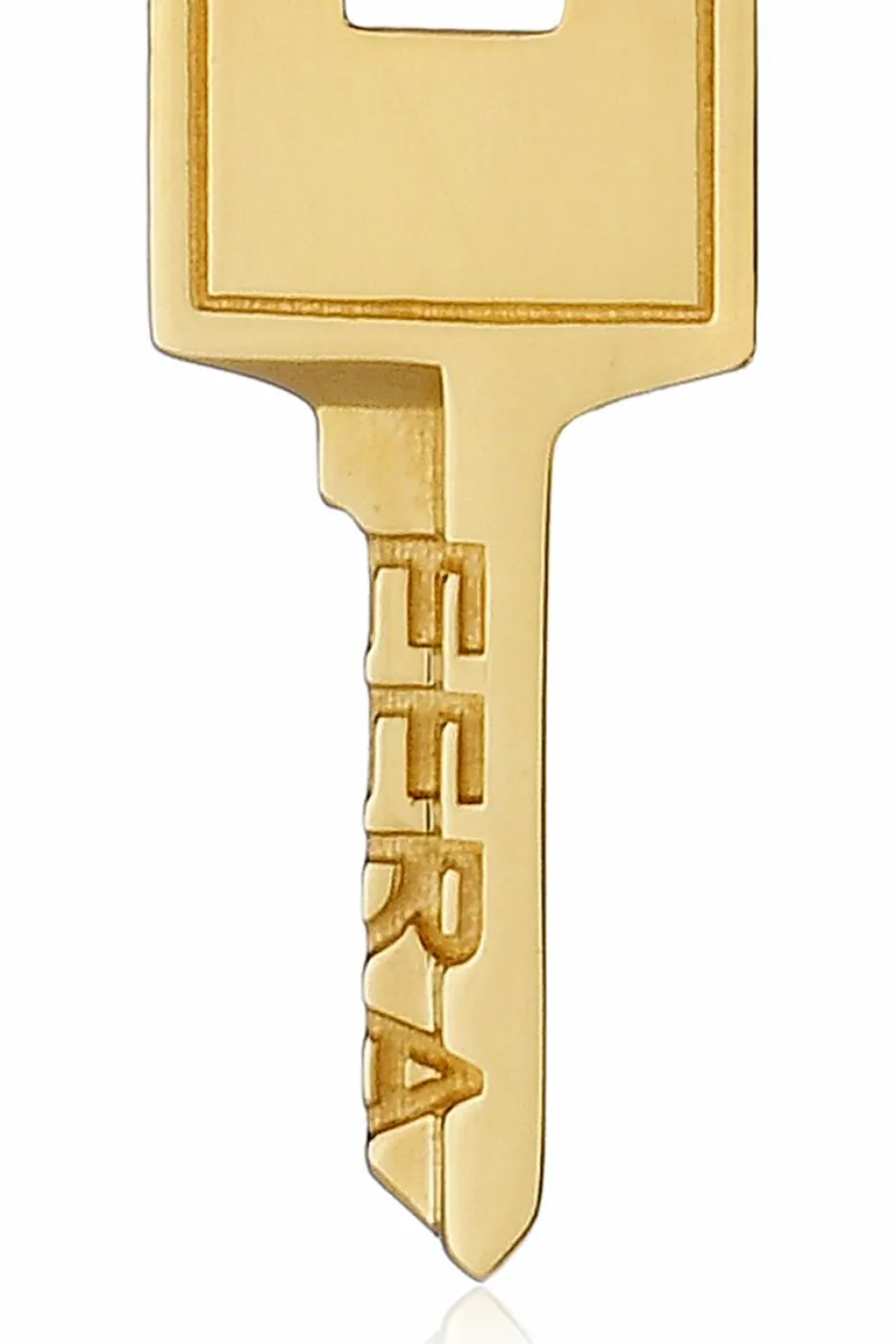 EÉRA ZŁOTY Pojedynczy kolczyk `Key Small`