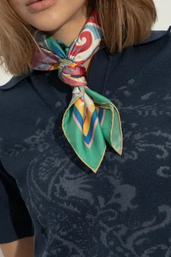 Etro MULTIKOLOR Jedwabna chusta