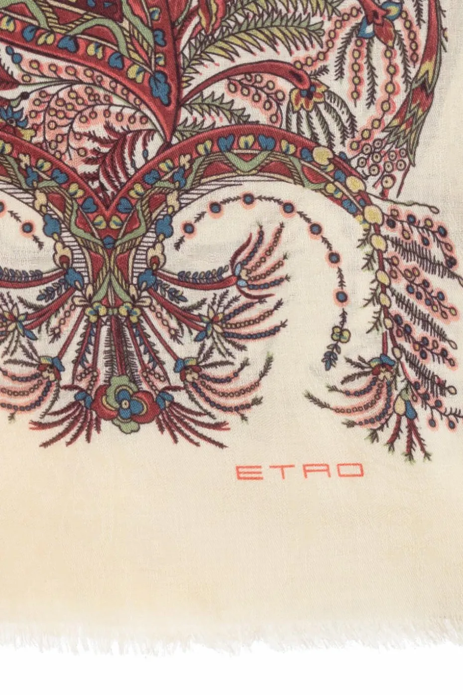 Etro MULTIKOLOR Szal z kolorowym wzorem