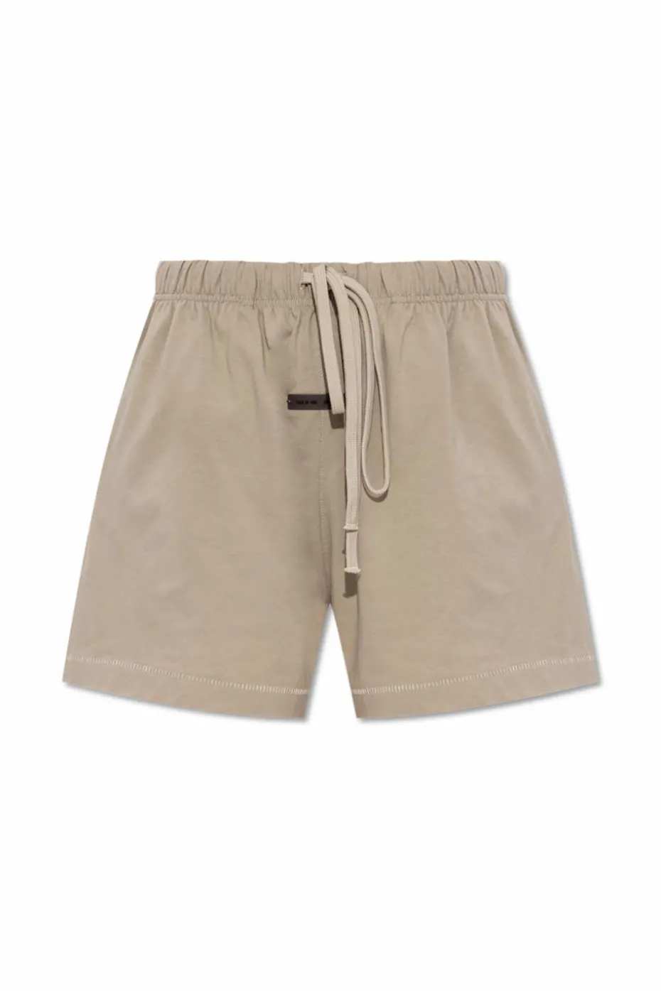 Fear Of God Essentials beżowy Bawełniane szorty