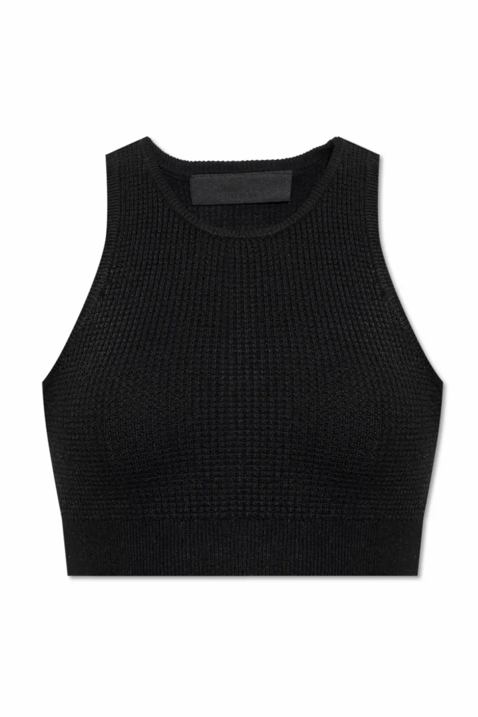 Fear Of God Essentials CZARNY Prążkowany top