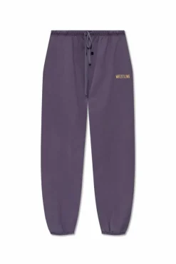 Fear Of God Essentials FIOLETOWY Spodnie dresowe