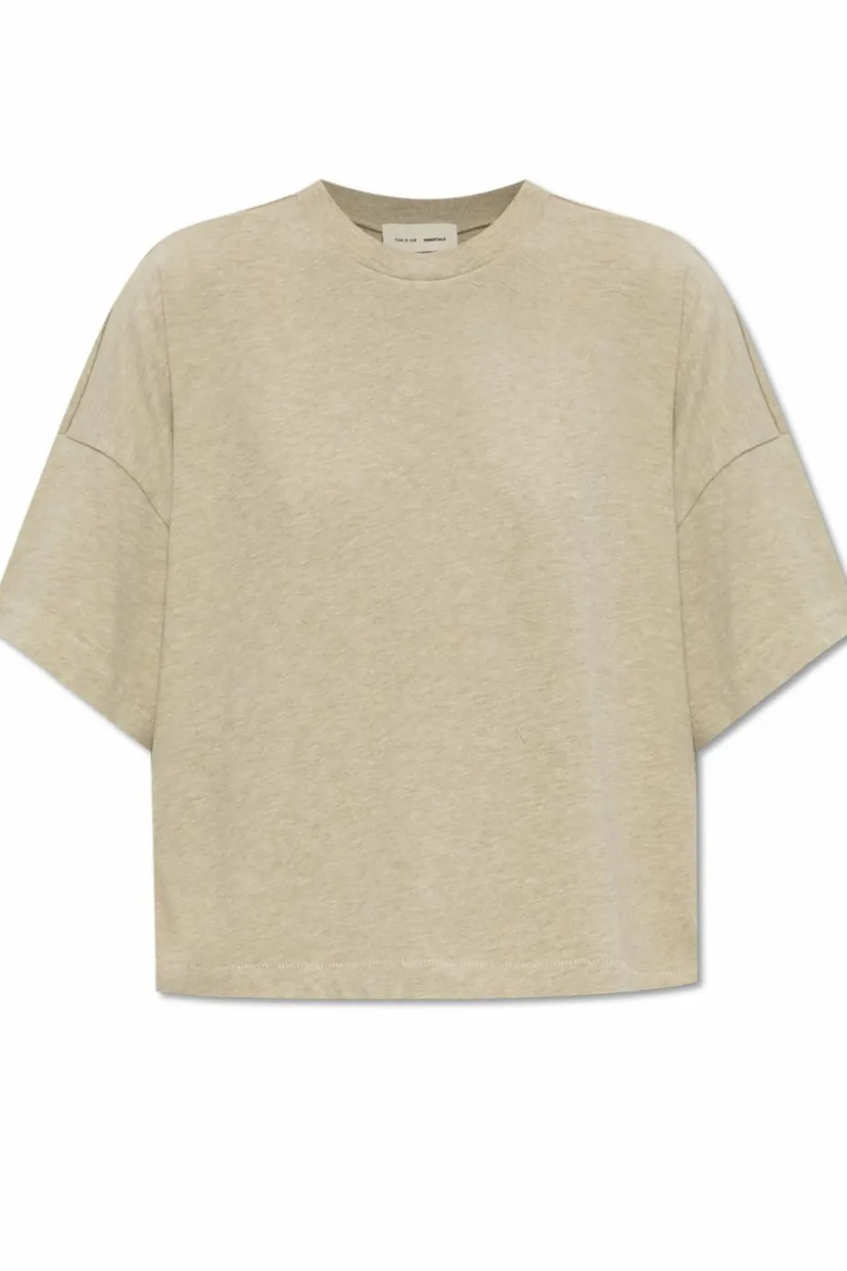 Fear Of God Essentials SZARY T-shirt typu `oversize`