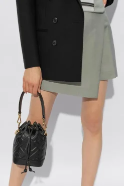 Fendi CZARNY Torba na ramię ‘Mon Tresor Mini’ typu ‘bucket’