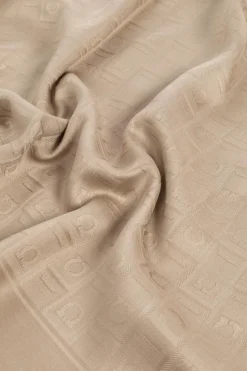 FERRAGAMO beżowy Szal z monogramem