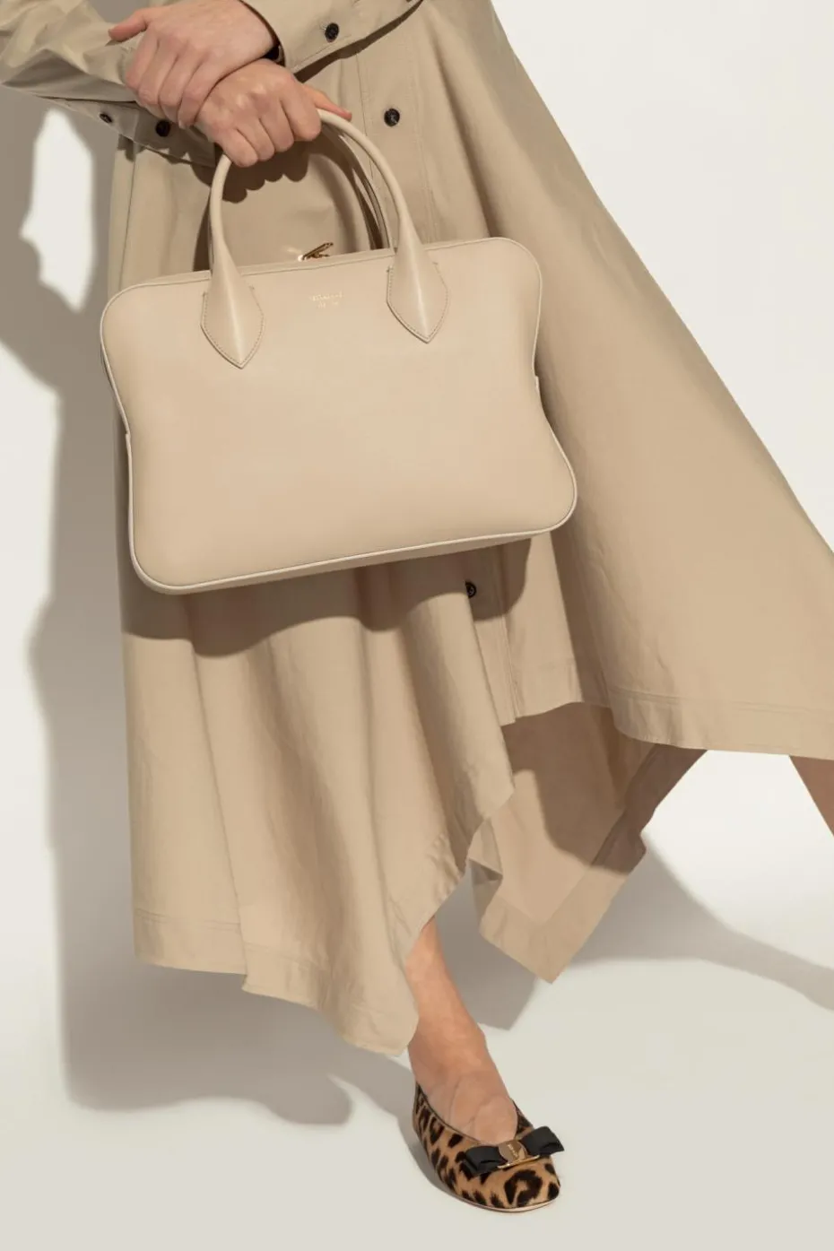 FERRAGAMO beżowy Torba do ręki