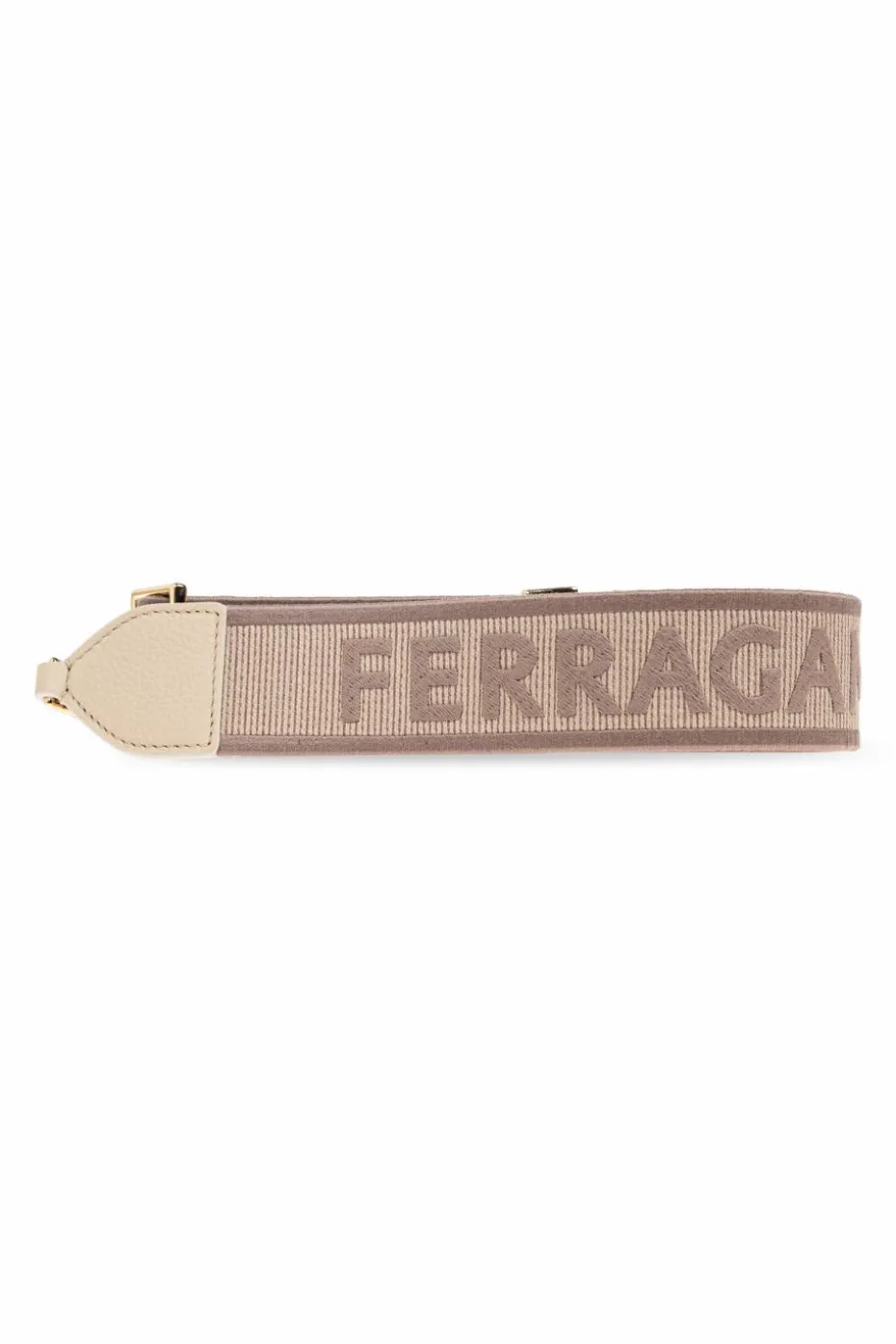FERRAGAMO beżowy Torba na ramię `Noth-South Hobo Medium`