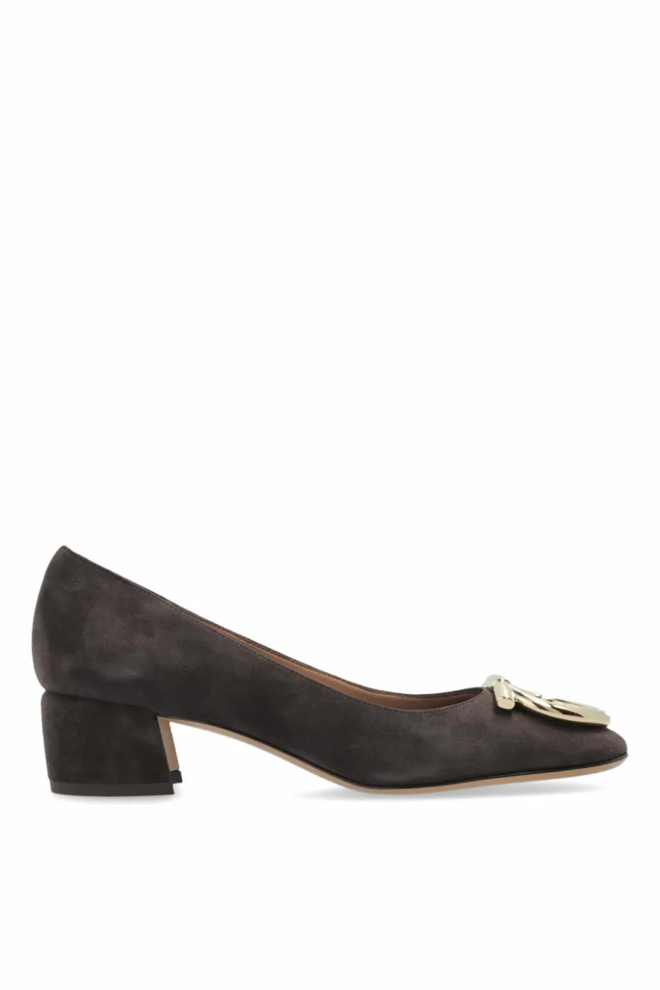 FERRAGAMO BRĄZOWY Buty na obcasie `Mara`