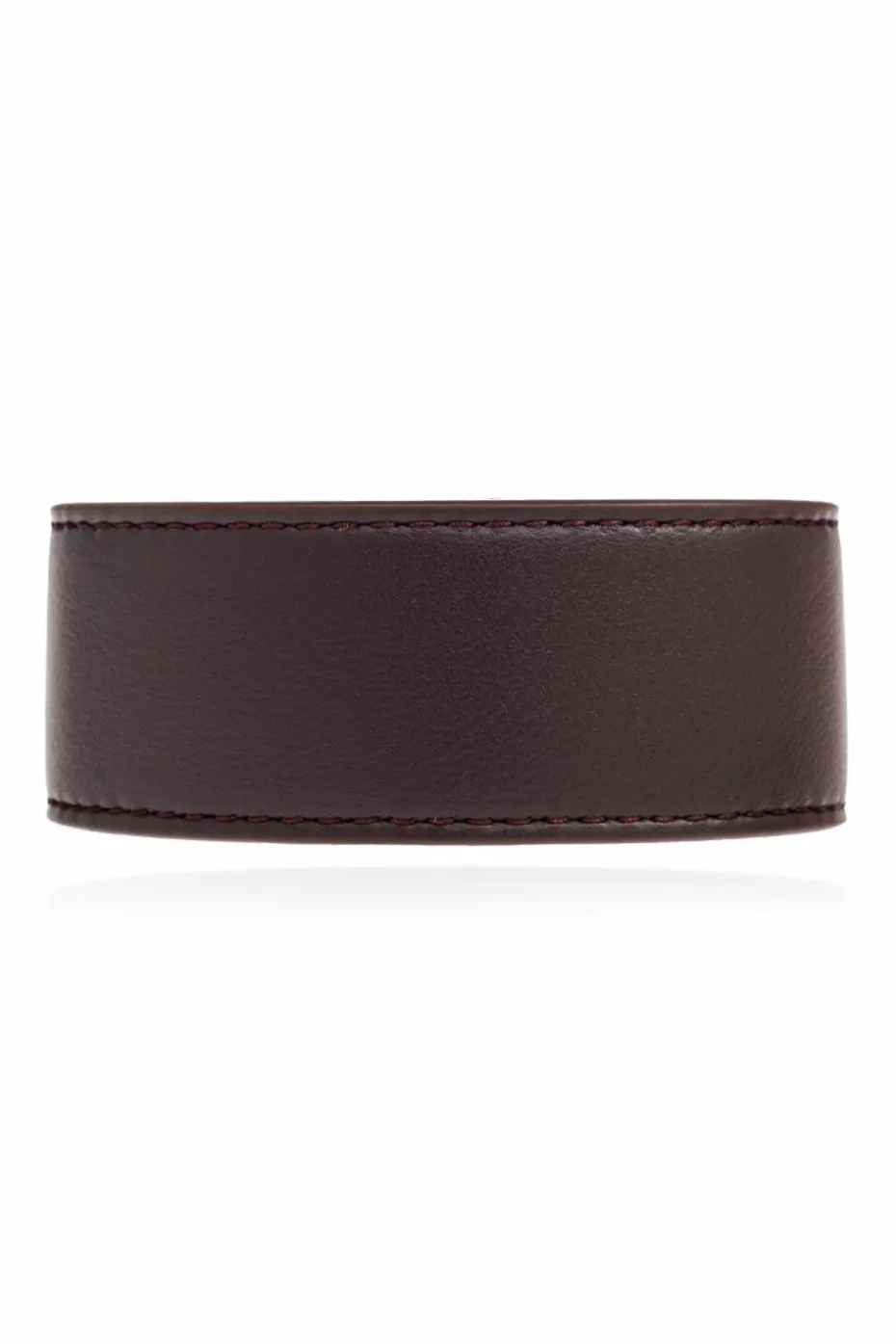 FERRAGAMO BRĄZOWY Skórzana bransoleta