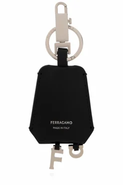 FERRAGAMO CZARNY Brelok do kluczy