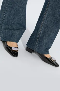 FERRAGAMO CZARNY Buty na obcasie `Venera`