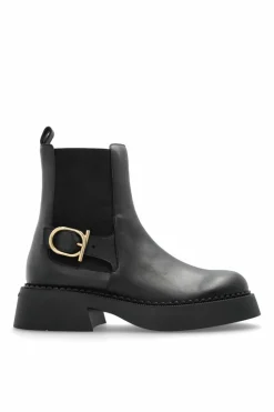 FERRAGAMO CZARNY Sztyblety `Tia`