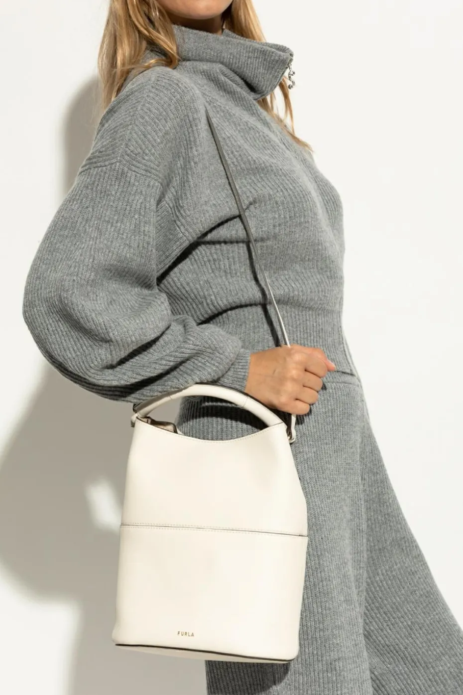 Furla BIAŁY Torba do ręki `Sfera Small`