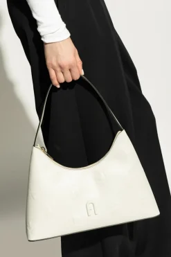 Furla kremowy Torba na ramię `Diamante Small`