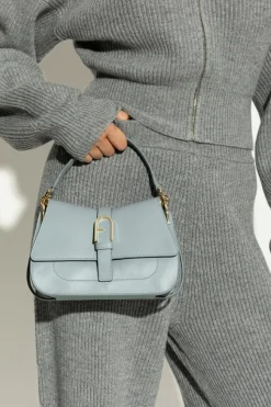 Furla NIEBIESKI Torba do ręki `Flow Mini`
