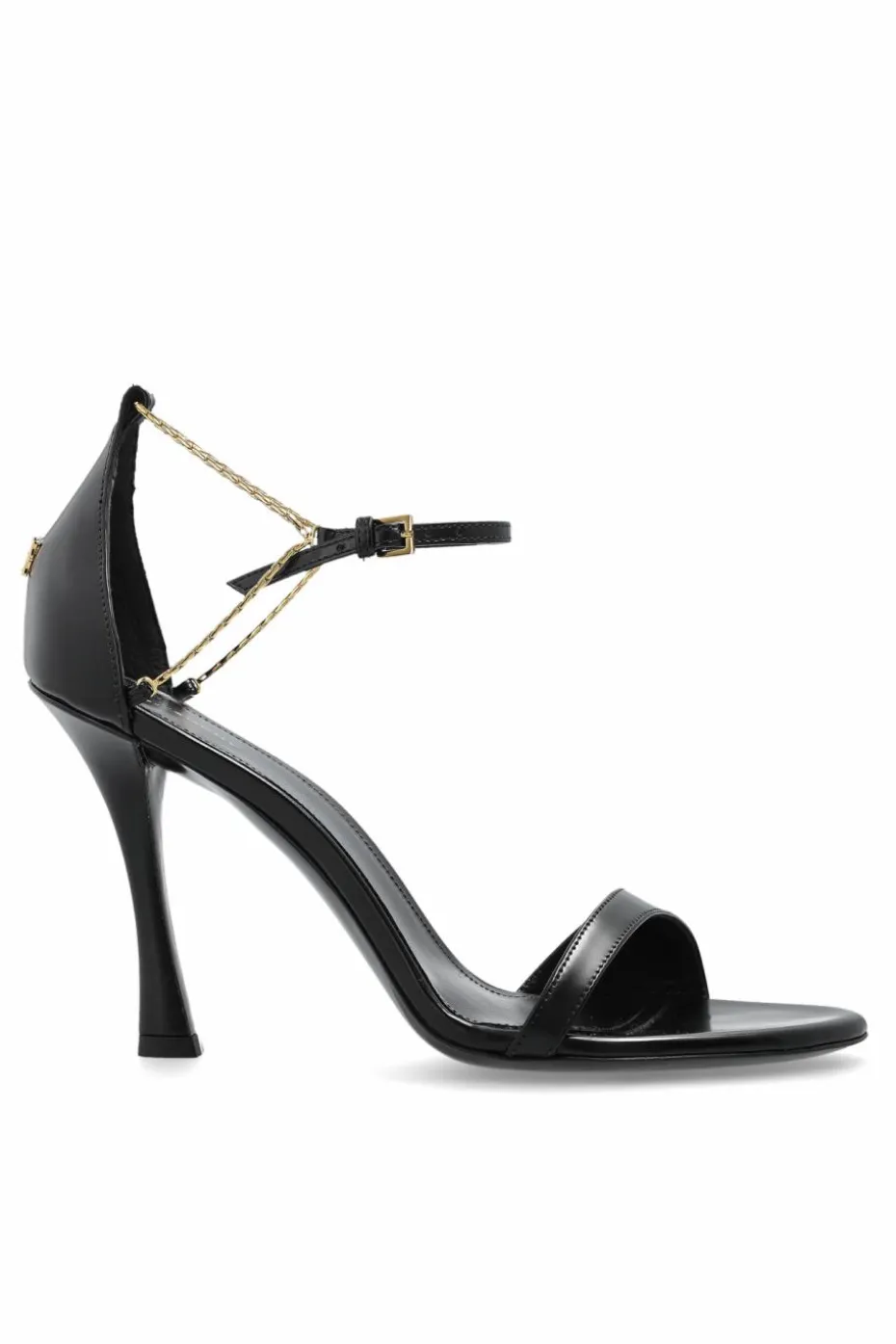 Givenchy CZARNY Sandały na obcasie