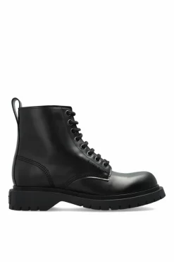 Givenchy CZARNY Skórzane botki