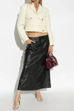 Givenchy kremowy Wełniana marynarka