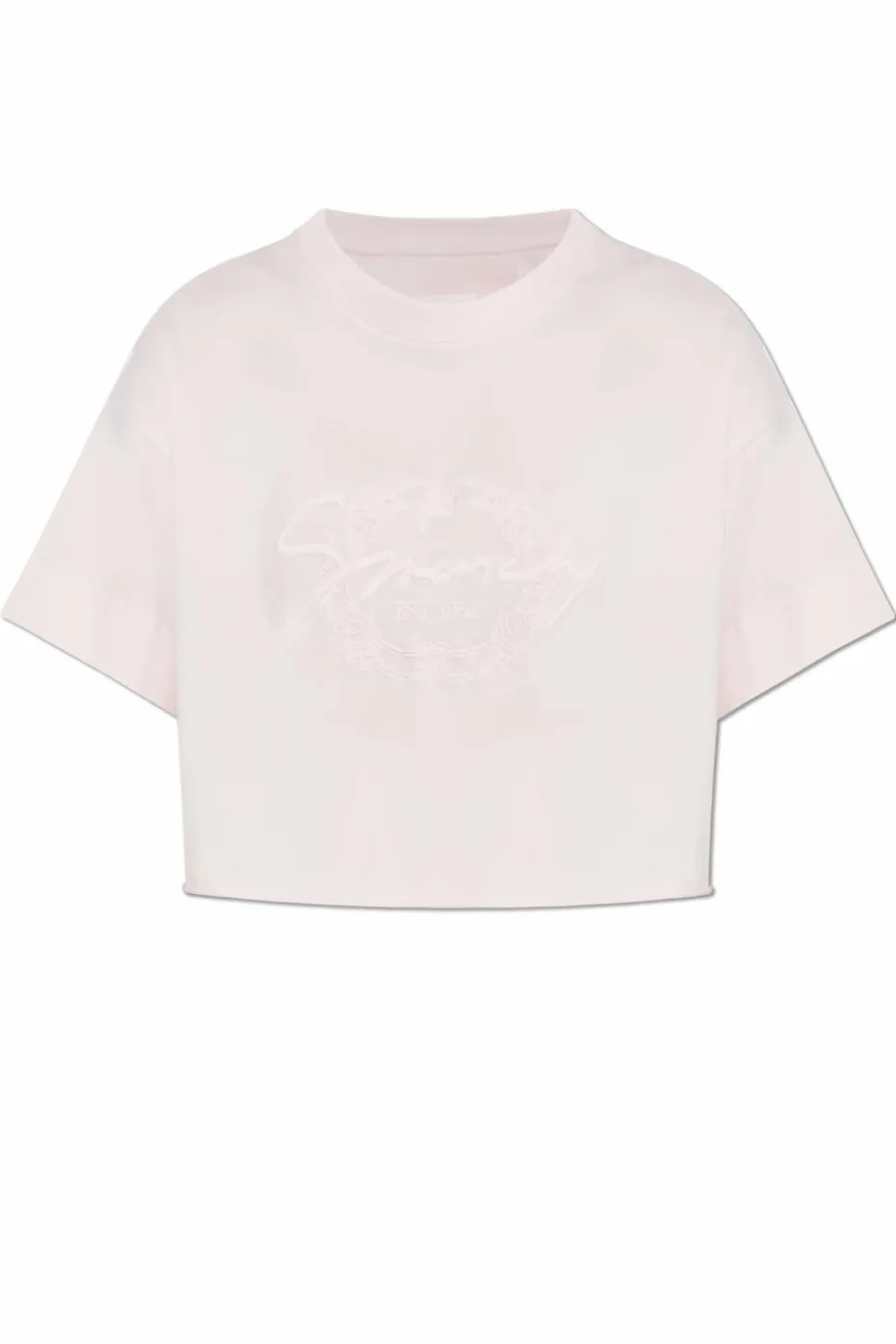 Givenchy RÓŻOWY T-shirt z logo