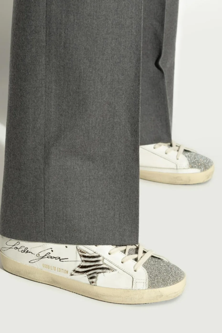 Golden Goose BIAŁY Buty sportowe `Super-Star Classic With List`