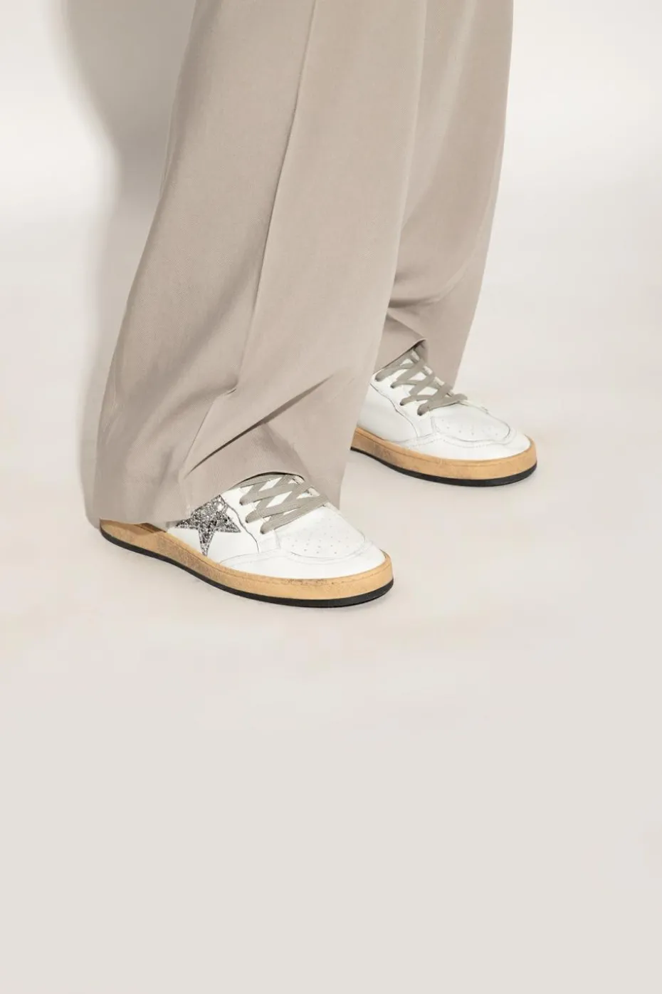 Golden Goose BIAŁY Buty sportowe ‘Ball Star’