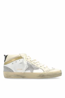 Golden Goose BIAŁY Buty sportowe `Mid Star Double Quarter`