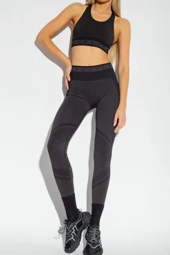 Golden Goose CZARNY Top z logo