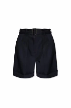 Golden Goose GRANATOWY Szorty w wysokim stanem