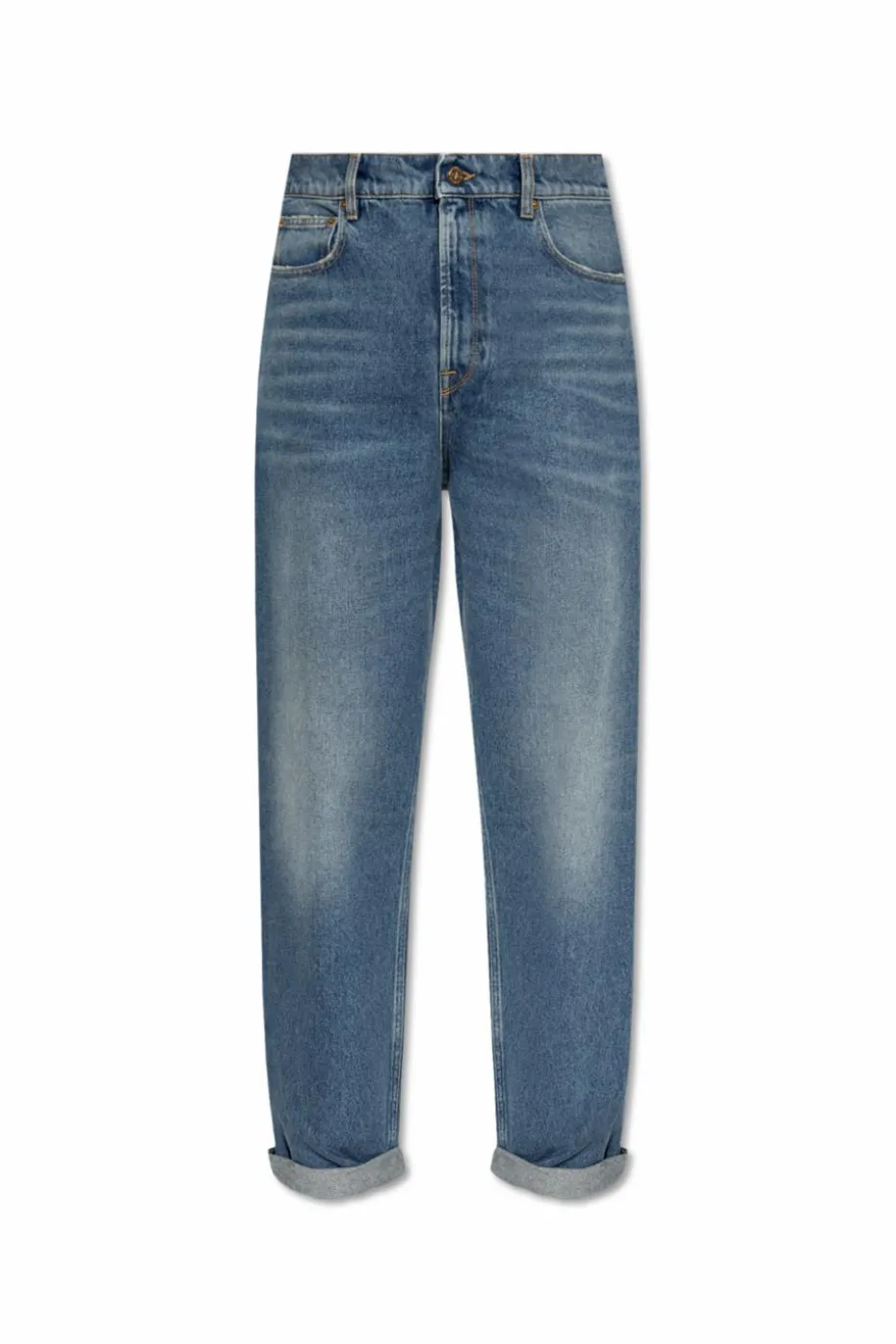 Golden Goose NIEBIESKI Jeansy z logo