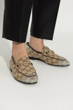 Gucci beżowy Buty `Jordaan` typu `loafers`