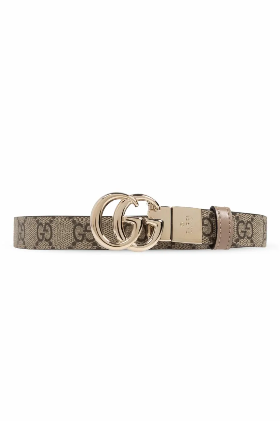 Gucci beżowy Dwustronny pasek