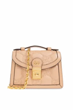 Gucci beżowy Pikowana torba na ramię