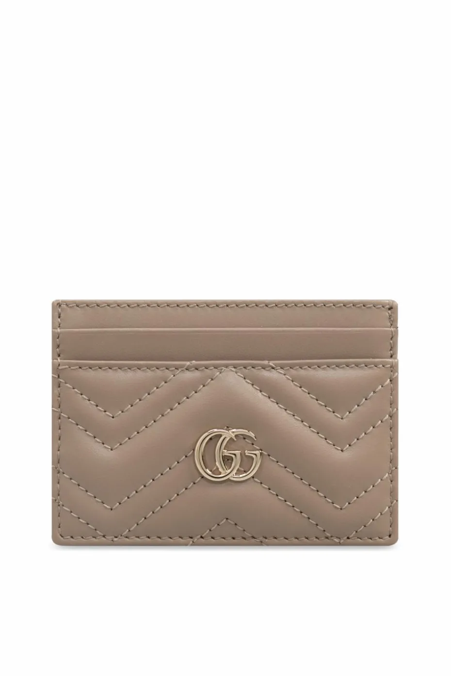 Gucci beżowy Skórzane etui na karty