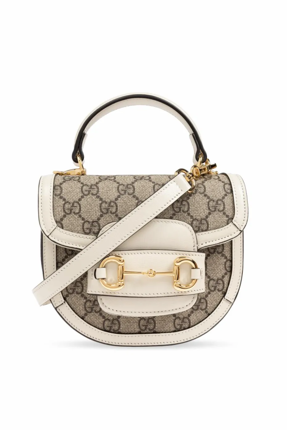 Gucci beżowy Torba an ramię `Horsebit 1955 Mini`