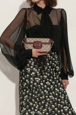 Gucci beżowy Torba do ręki ‘Horsebit 1955 Mini’