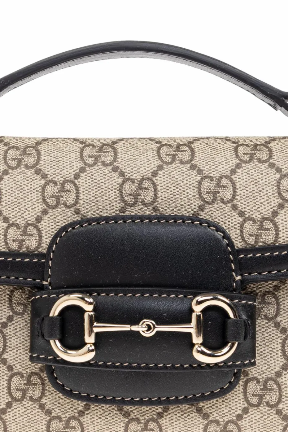 Gucci beżowy Torba do ręki `Horsebit 1955 Soft Small`