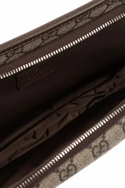 Gucci beżowy Torba na pas z płótna ‘GG Supreme’