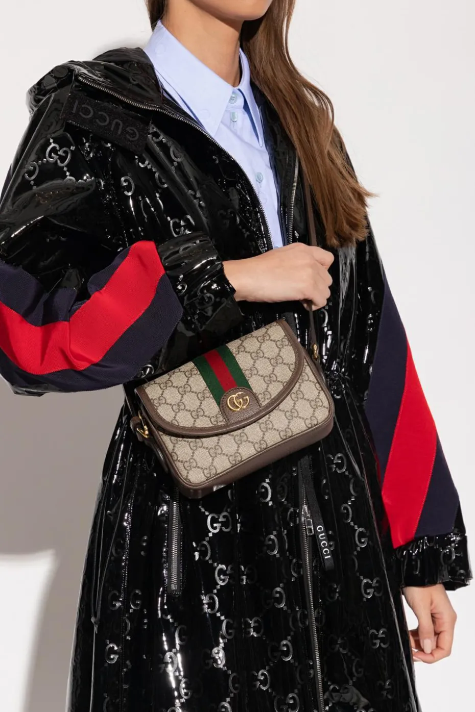 Gucci beżowy Torba na ramię ‘Ophidia GG Mini’