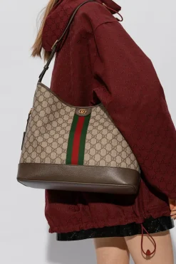 Gucci beżowy Torba na ramię ‘Ophidia Medium’