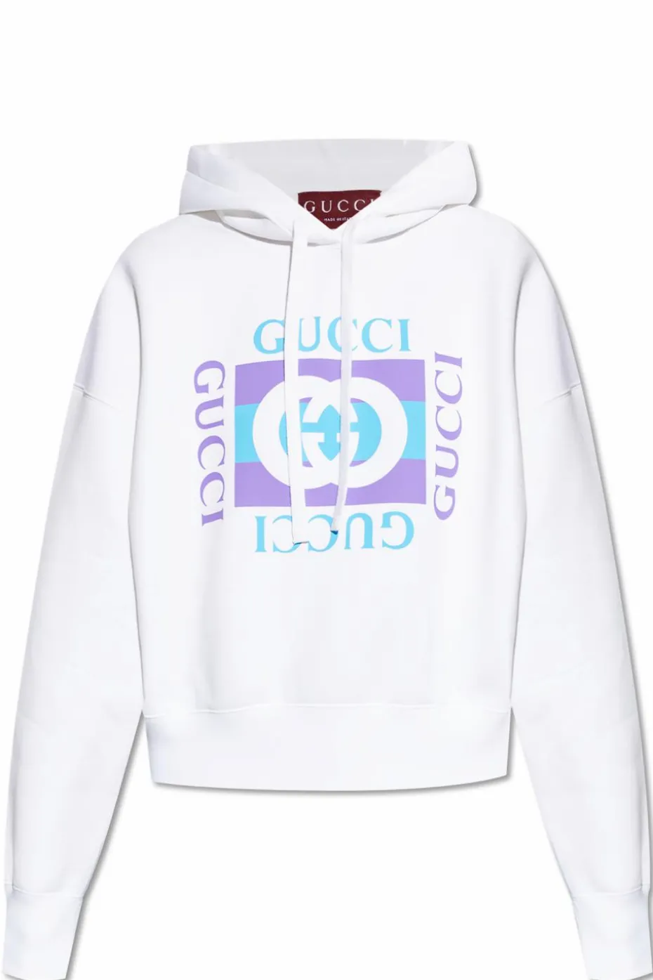 Gucci BIAŁY Bluza z nadrukowanym logo