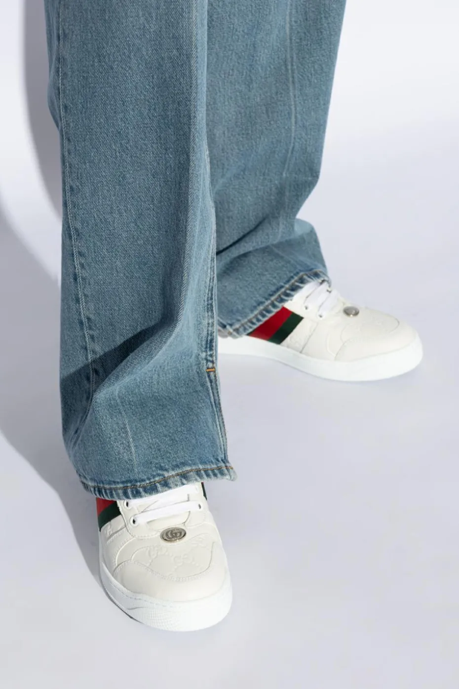 Gucci BIAŁY Buty sportowe `Screener`