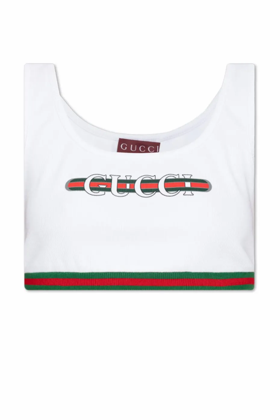 Gucci BIAŁY Krótki top