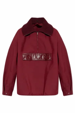 Gucci BORDO Bluza o luźnym kroju