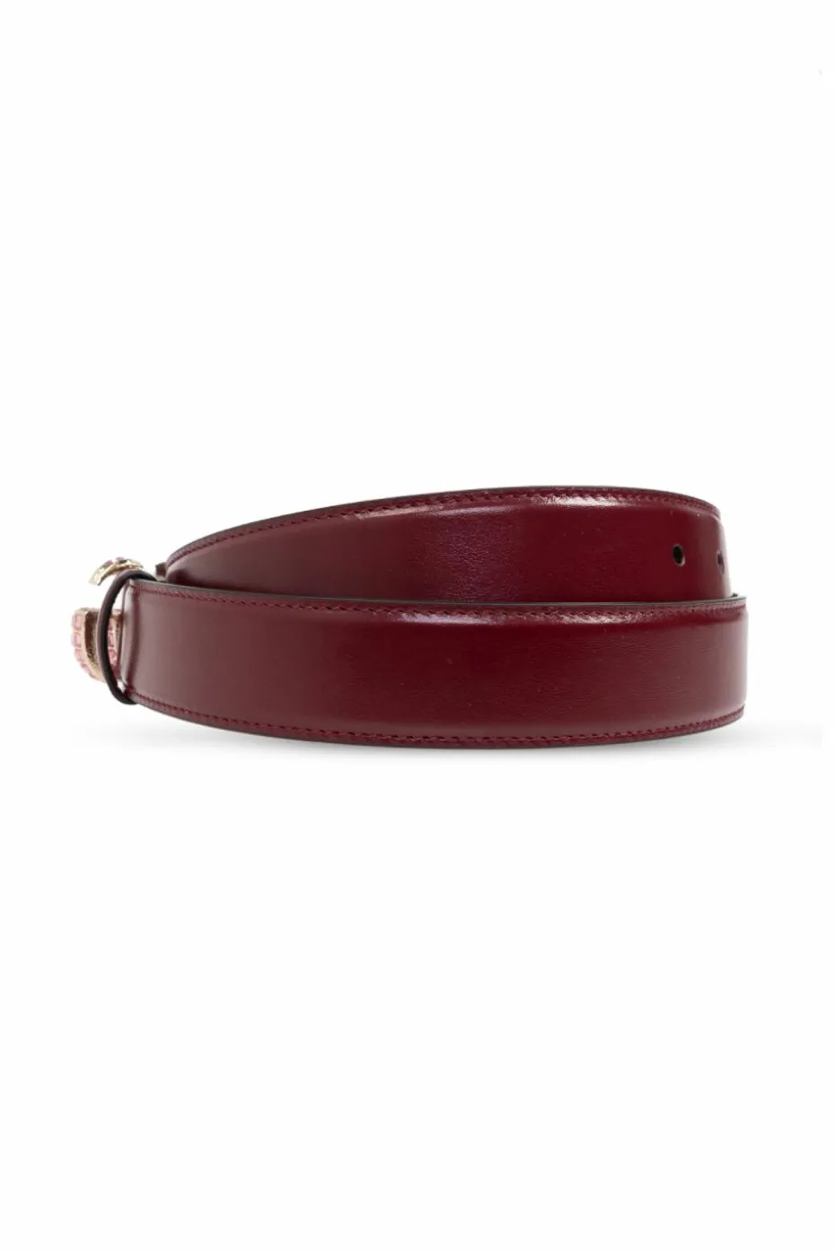 Gucci BORDO Pasek z logo