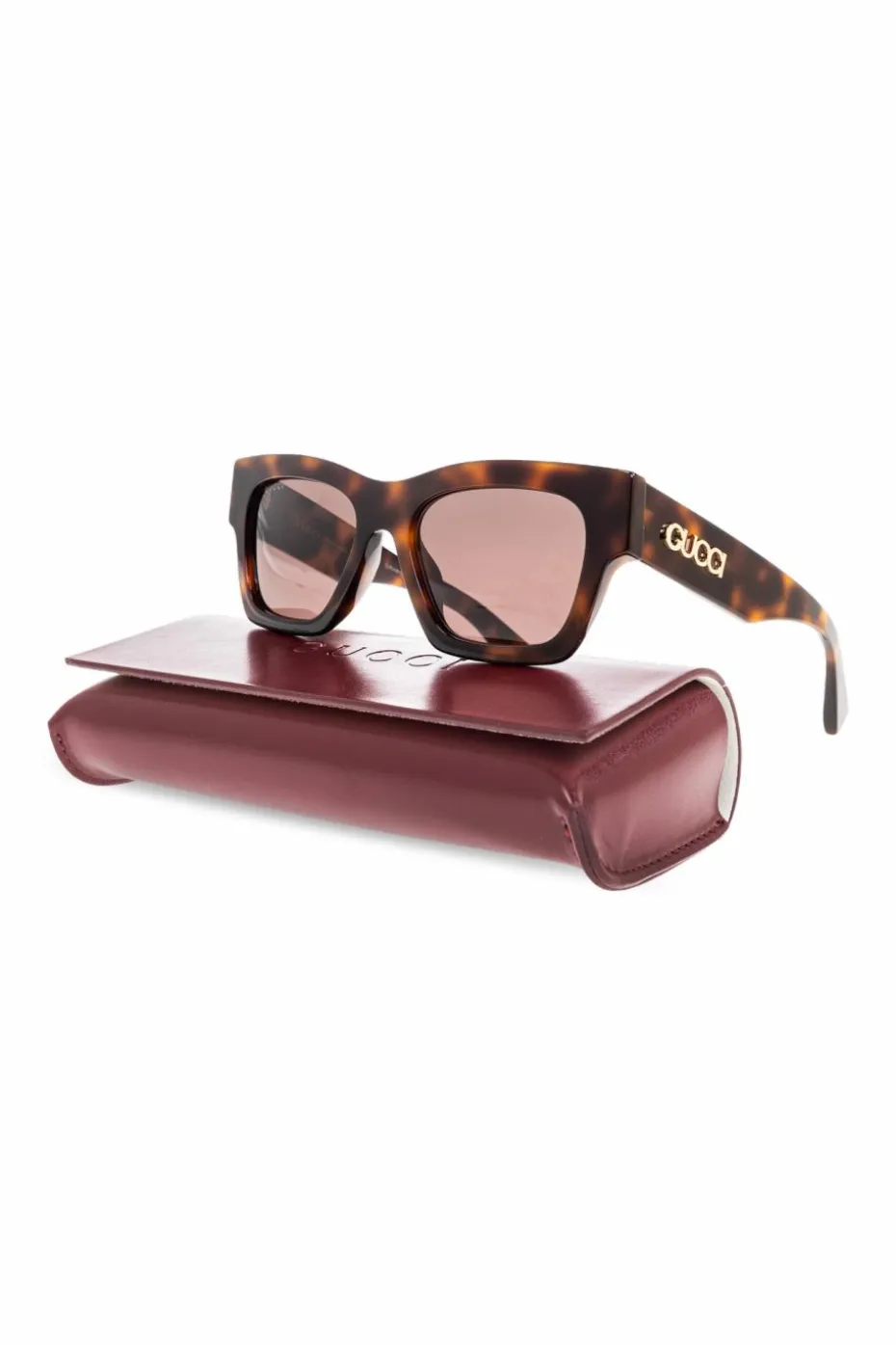 Gucci BRĄZOWY Okulary przeciwsłoneczne