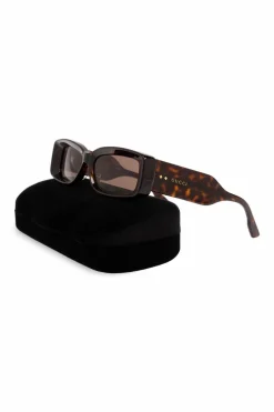 Gucci BRĄZOWY Okulary przeciwsłoneczne