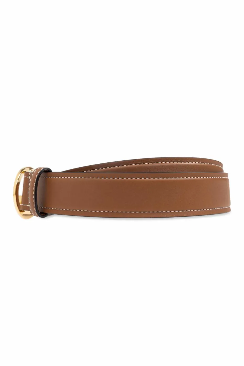Gucci BRĄZOWY Skórzany pasek