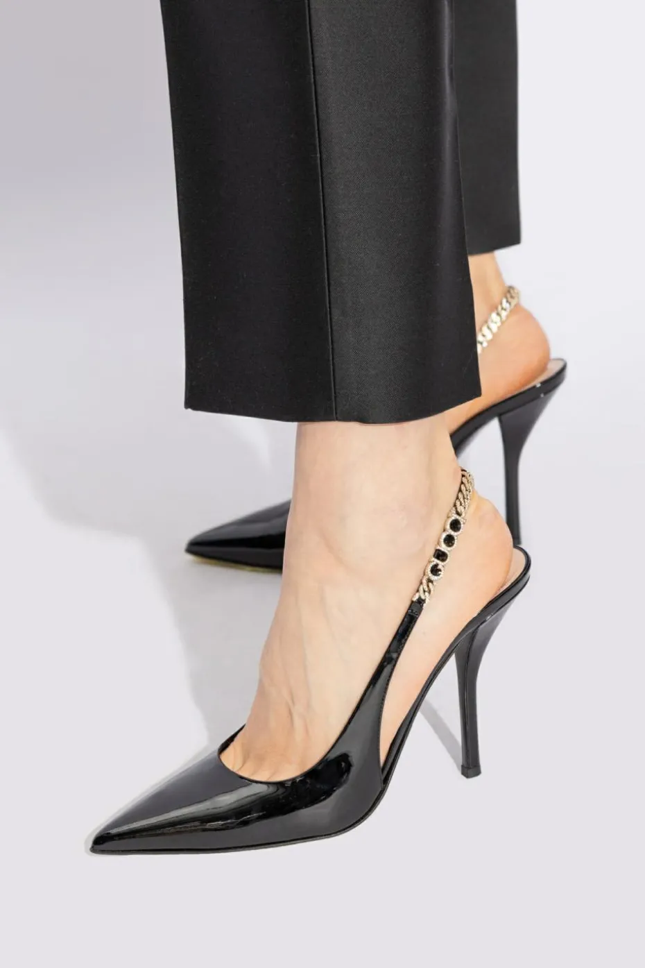 Gucci CZARNY Buty na obcasie